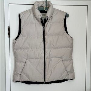 Eddie Bauer Gray Puffer Vest